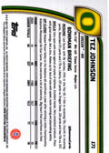 Tez Johnson Bowman Tez Johnson 1st Bowman 2024 Bowman Chrome U 171 Oregon WR Football