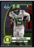 Tez Johnson Bowman Tez Johnson 1st Bowman 2024 Bowman Chrome U 171 Oregon WR Football