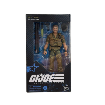 GI Joe Classified Series Footloose 6-inch action figure sealed with military gear and accessories