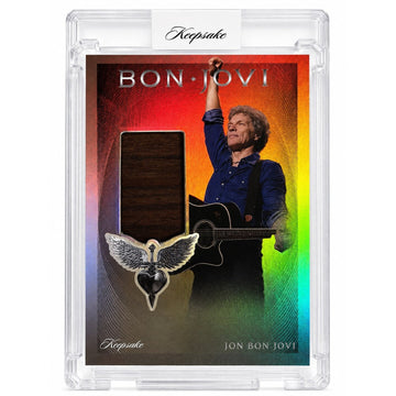 2026 Keepsake Jon Bon Jovi Guitar 2026 Keepsake Jon Bon Jovi Guitar Relic Card 81 Studio-Used Takamine 12-String