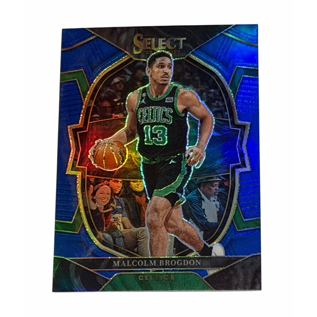 Malcolm Brogdon 2022-23 Panini Select Blue Malcolm Brogdon 2022-23 Panini Select Blue Prizm REFRACTOR 11 NBA Celtics