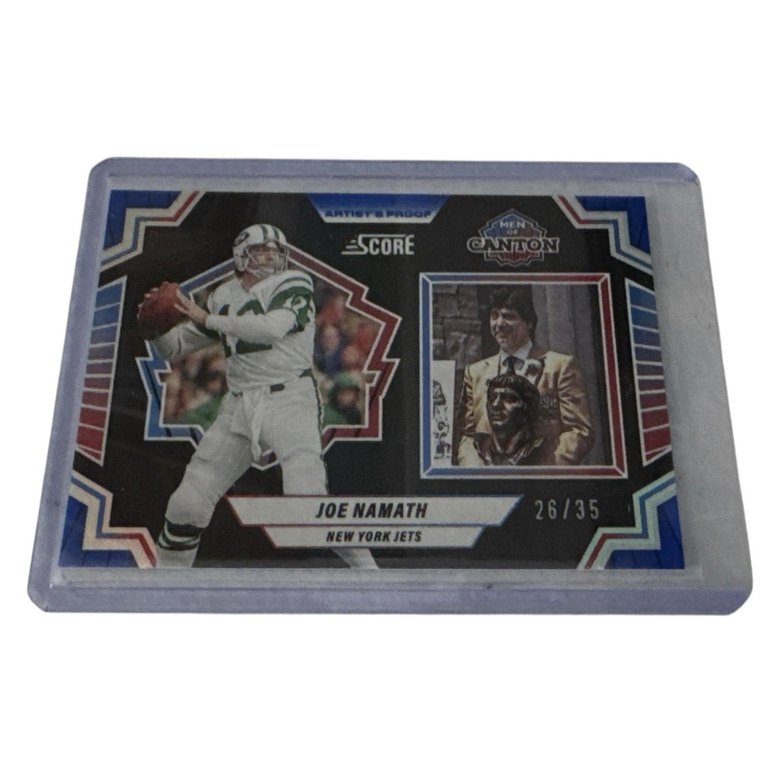 26/35 2025 Score Football Card #15 Joe Namath NFL New York Jets