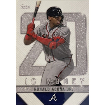 Ronald Acuna Jr 2022 Topps X Wander Franco limited edition Atlanta Braves baseball card