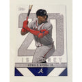 Ronald Acuna Jr 2022 Topps X Wander Franco limited edition baseball card with Atlanta Braves uniform and 