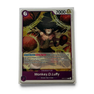 One Piece Card Game MonkeOne Piece Card Game Monkey D. Luffy Straw Hat Crew 7000