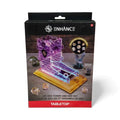 ENHANCE LED Dice Tower with 7 color modes and wooden base for tabletop RPG dice rolling