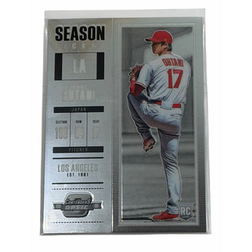 Shohei Ohtani RC 2018 Panini Contenders Optic Season Ticket #9 Angels Rookie