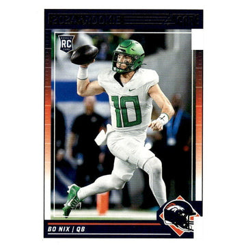2024 NFL Score Football #332 Bo Nix Green RC* Denver Broncos Near Mint or Better