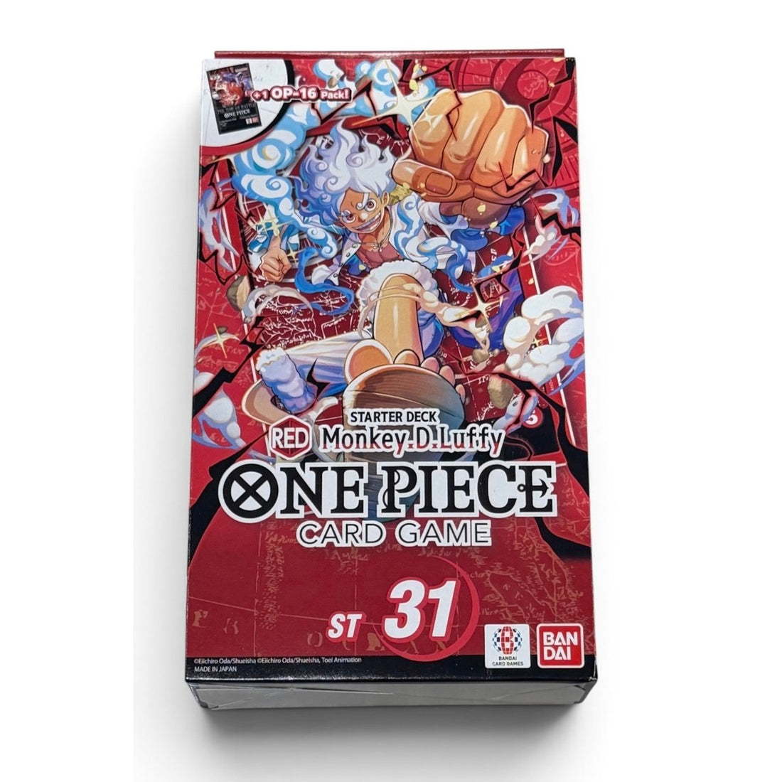 ENGLISH | One Piece ST-31 Monkey D Luffy Red Starter Deck OP-16 Pack Sealed
