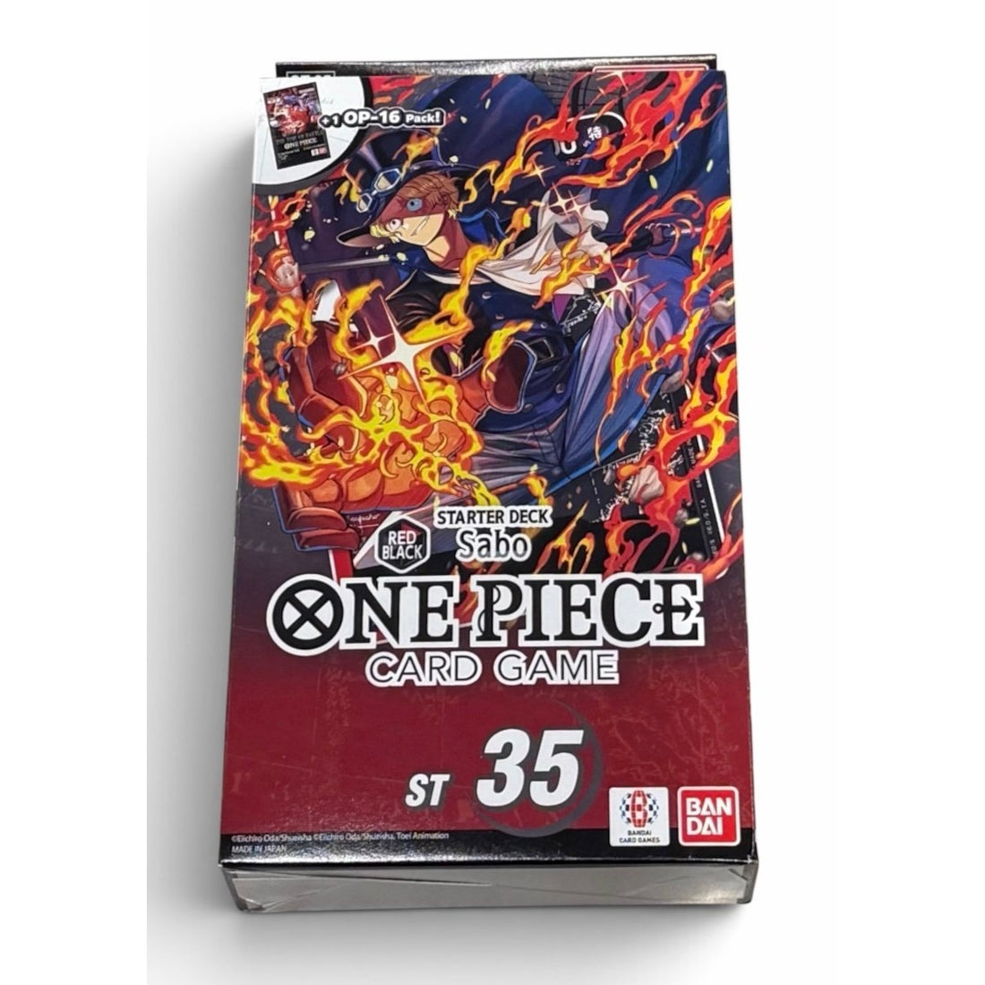 ENGLISH | One Piece ST-35 Sabo Red Black Starter Deck OP-16 Pack Sealed