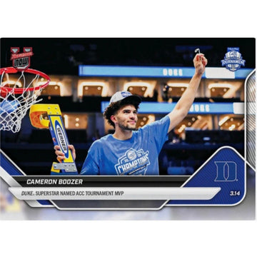 2363 Printed Cameron Boozer RC 2025-26 Bowman NOW Basketball #96 Duke ACC MVP
