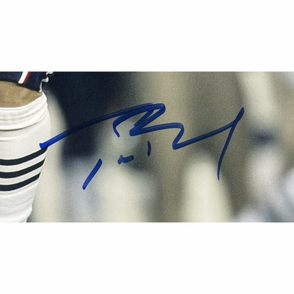 Tom Brady Signed 16x20 Framed Photo Patriots Super Bowl 39 2005 MVP BAS Auto