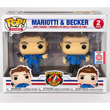 Funko Pop Mariotti & Becker 2 Pack Virtual Fundays Limited Edition Exclusive