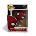 Spider-Man Upgraded Suit Funko Pop bobblehead vinyl figure in display box
