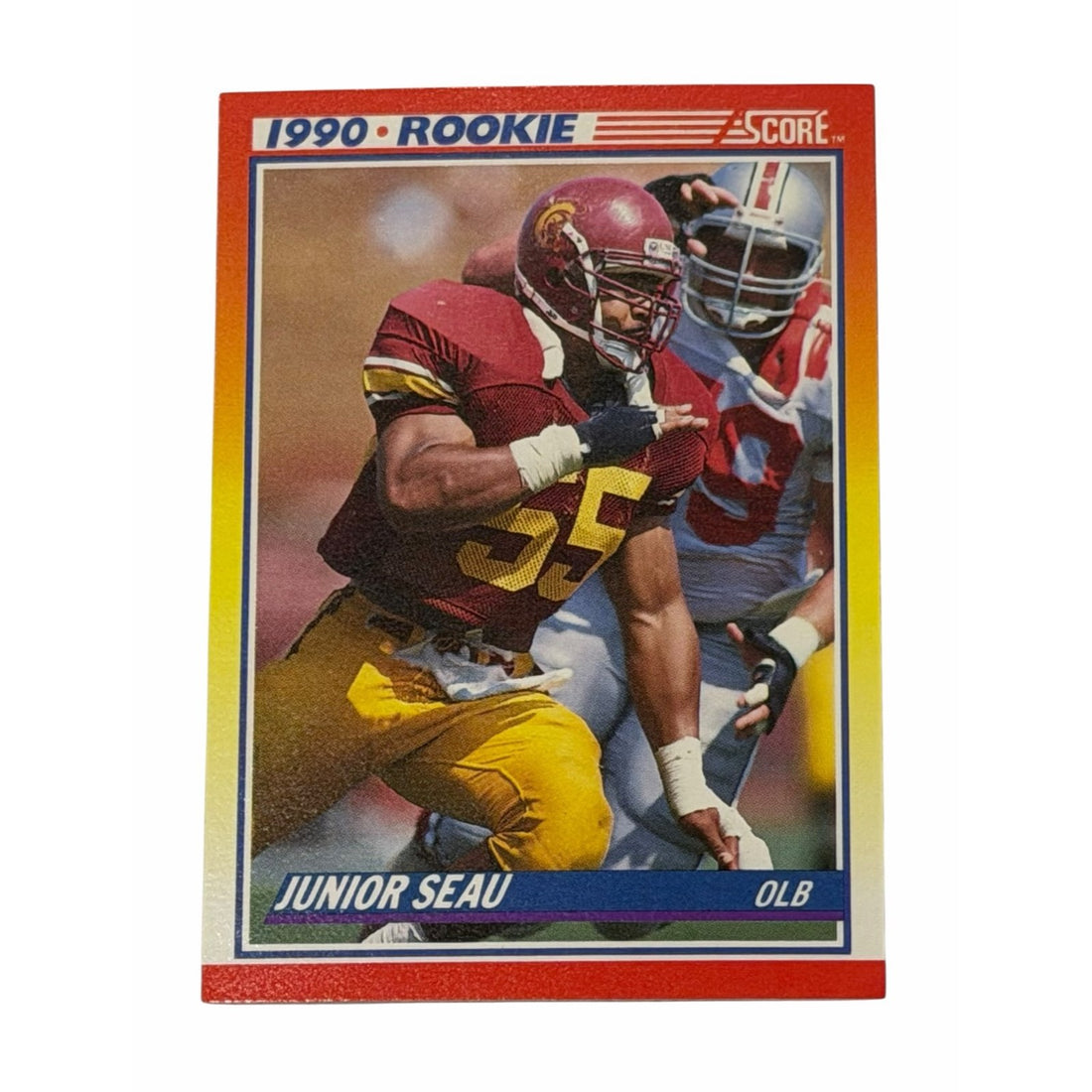 Vintage Junior Seau RC NFL 1990 Vintage Junior Seau RC NFL 1990 Score Rookie 302 Football Card
