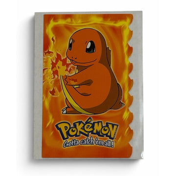 1999 Topps Pokémon TV Animation Edition Charmander #04 4 of 12 Vintage Card