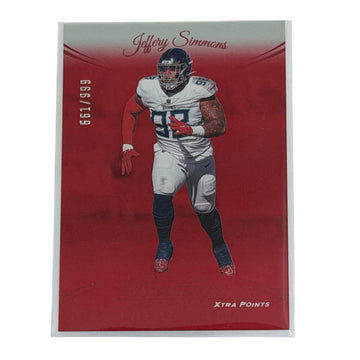 Jeffery Simmons 2024 Panini Prestige Xtra Points Red /999 NFL Titans #290