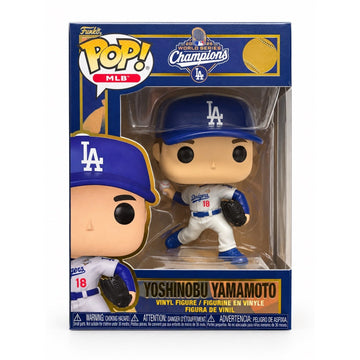 Yoshinobu Yamamoto Funko Pop MLB 2025 World Series MVP Dodgers Holo COA
