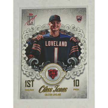 Colston Loveland RC 2025 Topps Signature Class Icons CI-22 NFL Bears Rookie