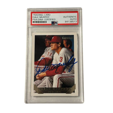 RARE 1992 Dale Murphy signed Phillies baseball card PSA DNA certified autograph