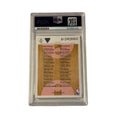 1991 Upper Deck Michael Jordan All Star Checklist card PSA 6 EX Chicago Bulls in protective slab