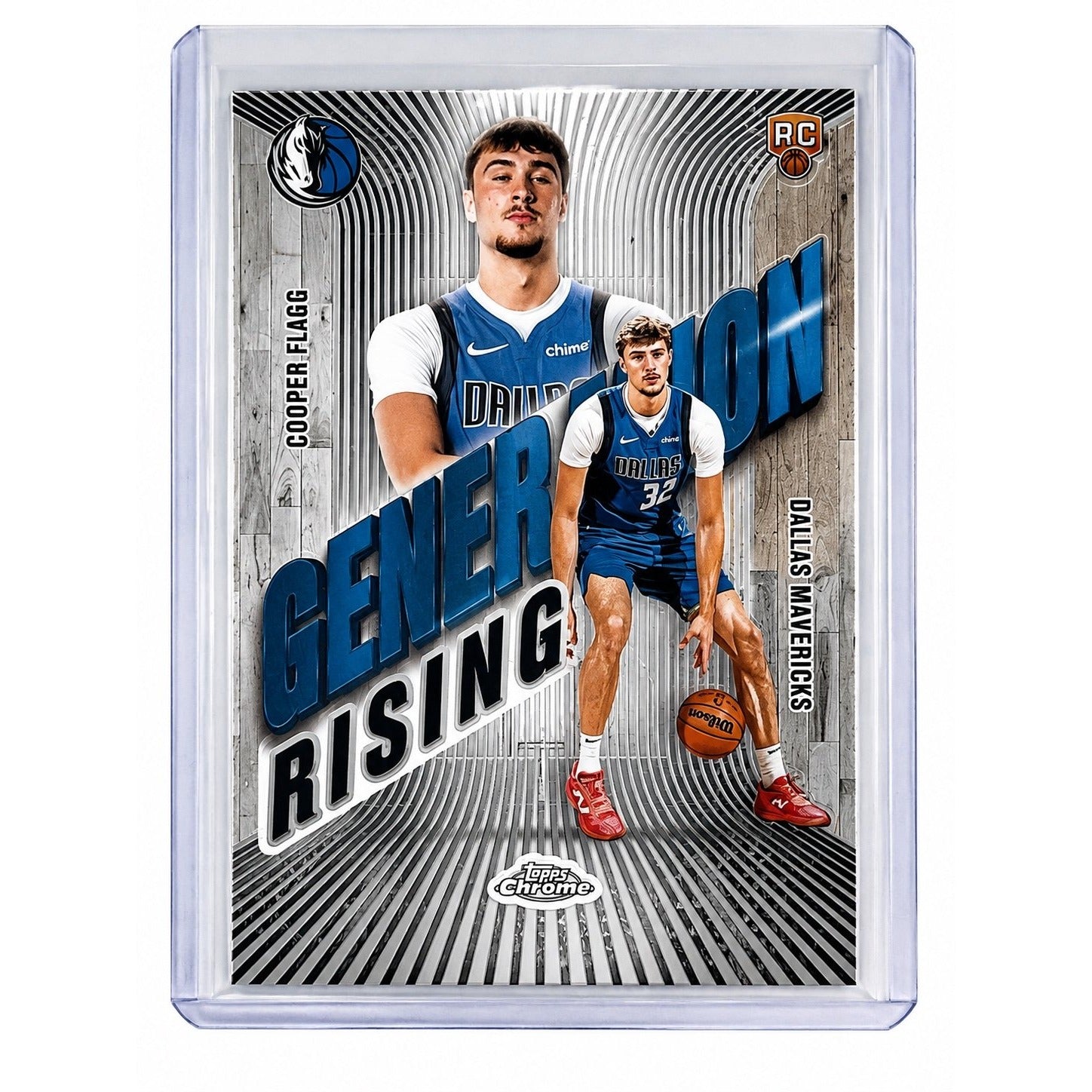 Cooper Flagg Topps Chrome Cooper Flagg RC 2025 Topps Chrome Generation Rising GR 1 NBA Dallas Mavericks