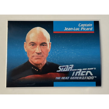 1992 Impel Star Trek: The Next Generation #004 Captain Jean-Luc Picard Near Mint