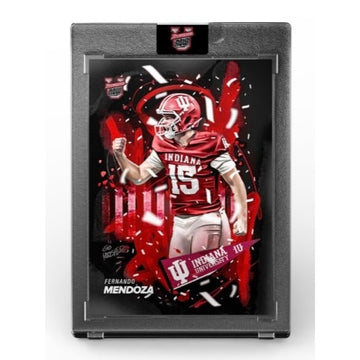Fernando Mendoza RC Indiana Hoosiers Bownan U Football Rookie Card #15 NCAA