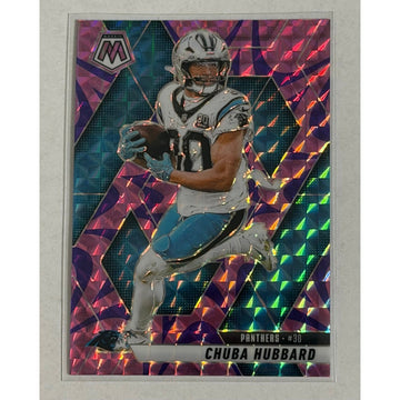 Chuba Hubbard Panini Chuba Hubbard 2025 Panini Mosaic Prizm 193 NFL Carolina Panthers Football RB