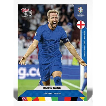 Only 2954 Printed Harry Kane 2024 Topps NOW UEFA EURO 2024 Card #036 UEFA EURO