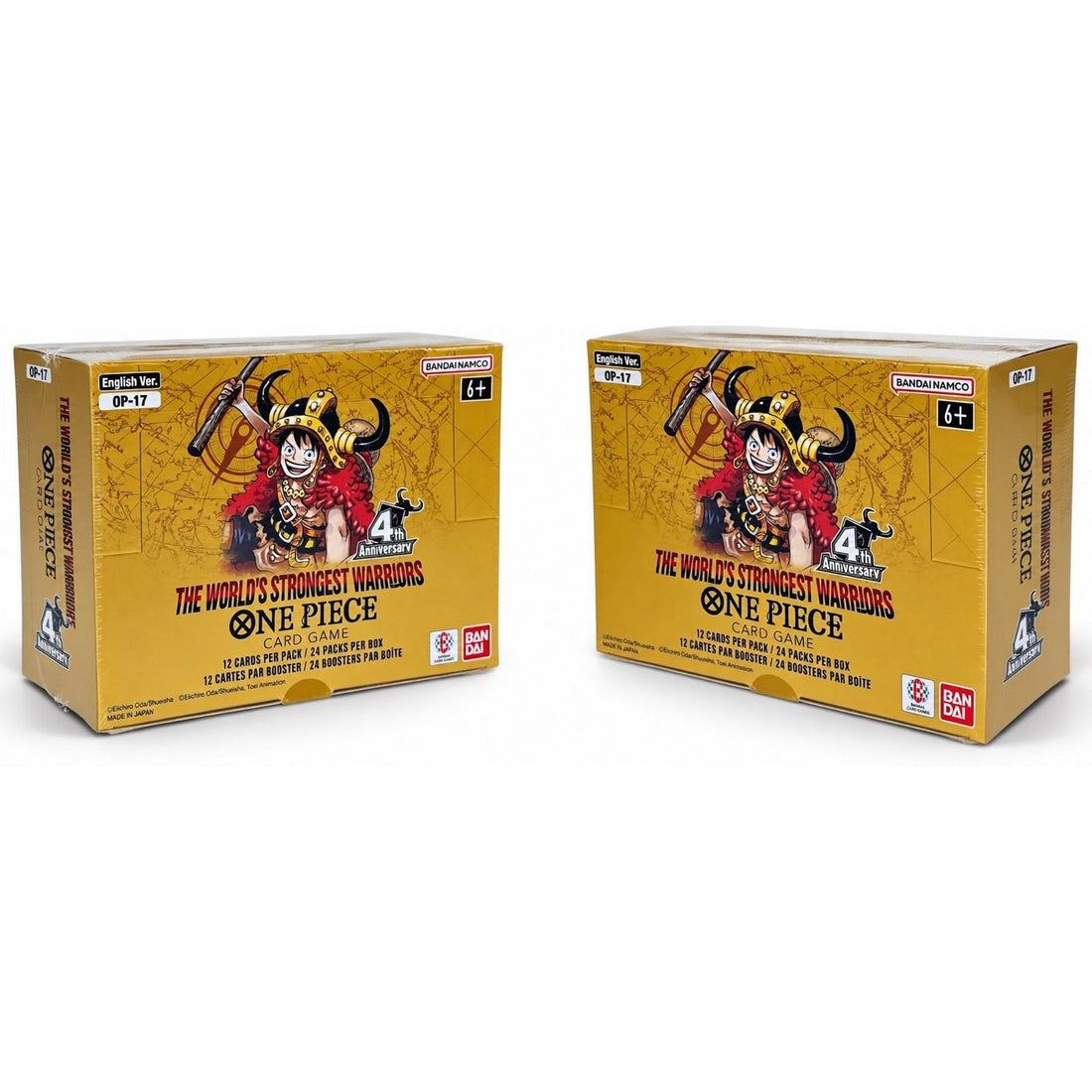 One Piece Card Game OP-17 World’s Strongest Warriors English Booster Sealed Box