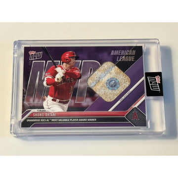 5/25 Shohei Ohtani* MVP Game-Used Base Relic 2023 MLB TOPPS NOW #OS16RC IN HAND