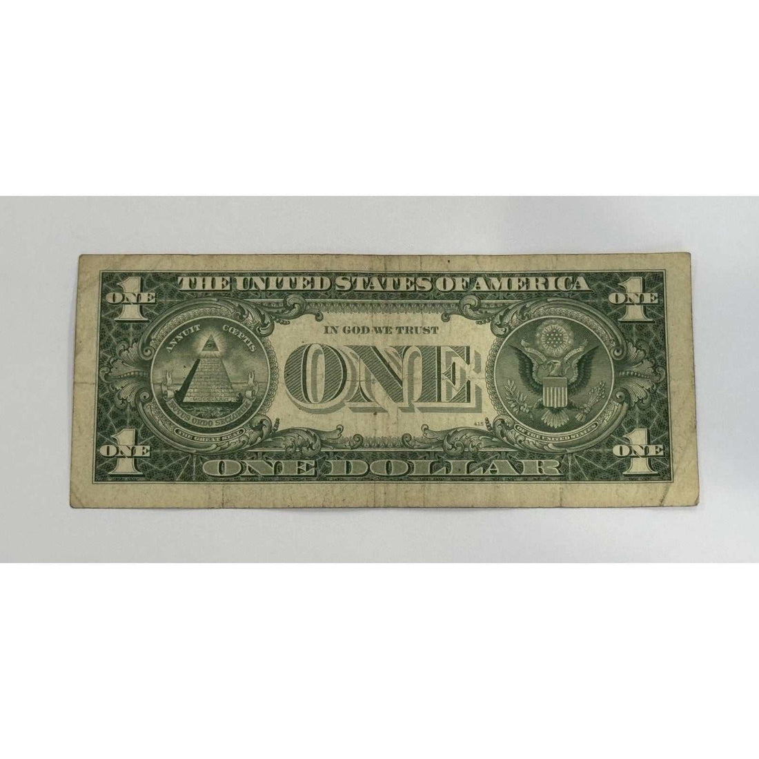 1957A 1 Silver Certificate Blue Seal 1957A 1 Silver Certificate Blue Seal One Dollar US Currency Silver Era Note