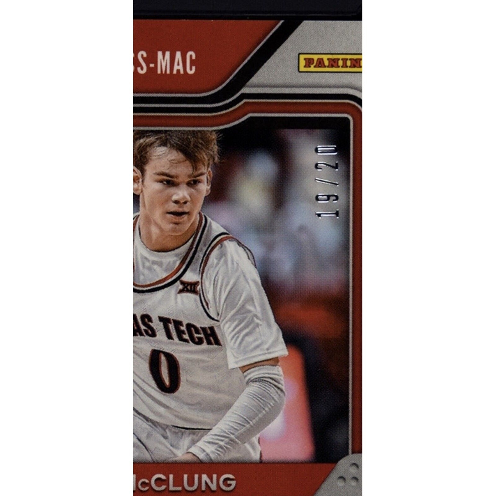 Mac McClung 2021-22 Panini Prizm AUTO 19/20 rare NBA signed basketball card