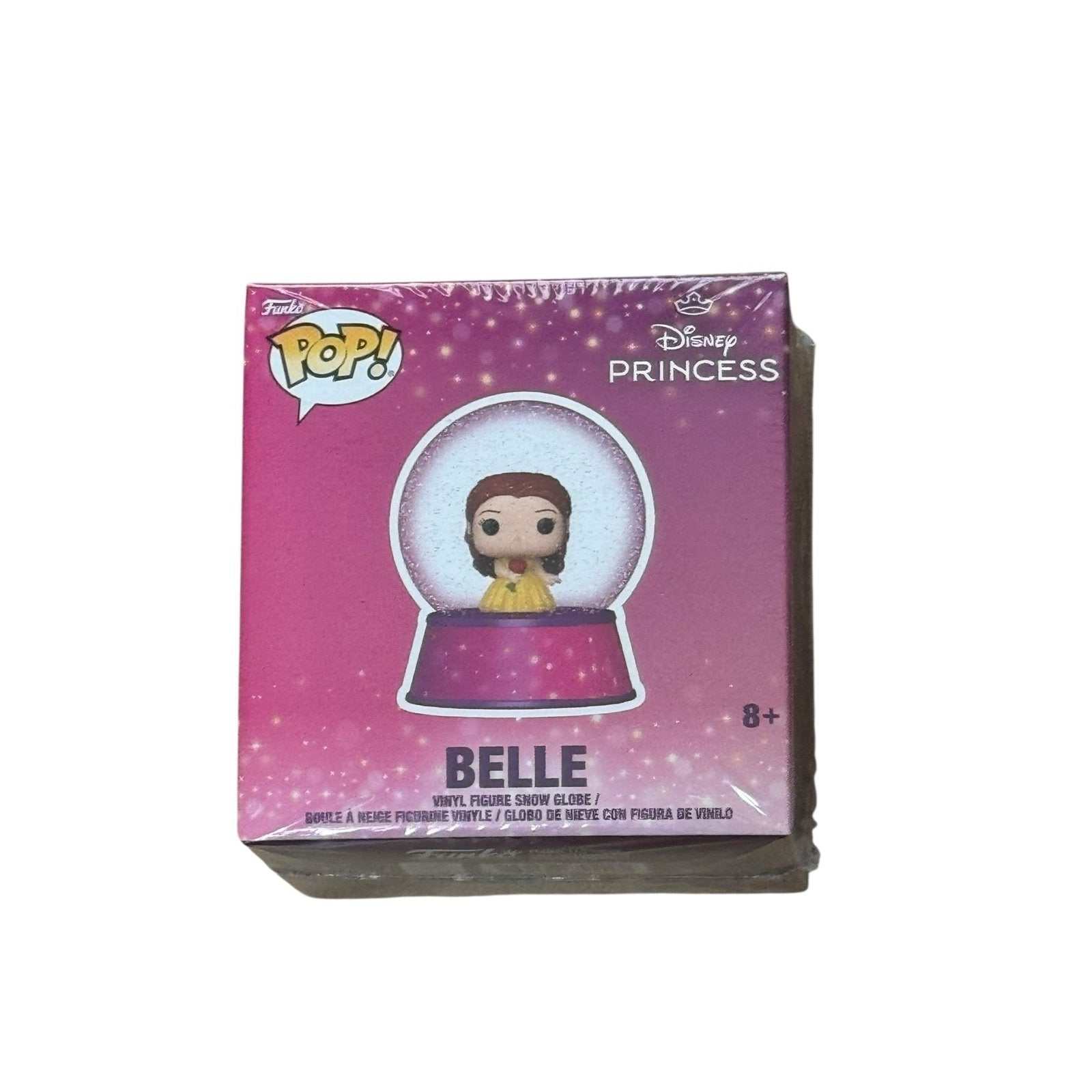 Funko Pop Disney Princess Belle snow globe vinyl collectible in sealed box