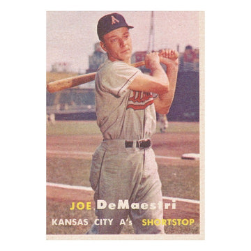 Joe DeMaestri 1957 Topps #44 MLB Kansas City Athletics Vintage VG Card