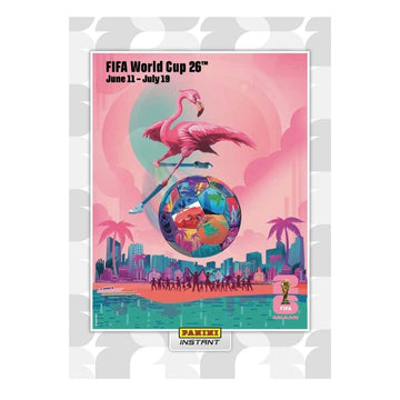 Limited PR 2026 Panini Instant FIFA World Cup 26 Miami Host City Poster NM Flami