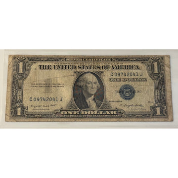 **1935**! G $1 Silver Certificate Blue Seal Smith Dillon Circulated **US Note**!
