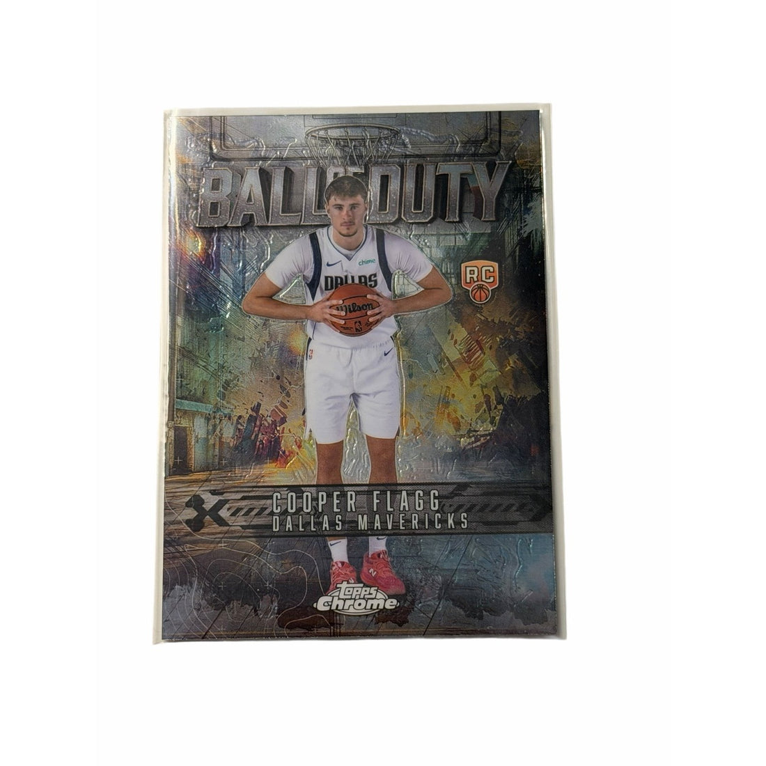Cooper Flagg Topps Chrome Cooper Flagg RC 2025 Topps Chrome Ball of Duty Rookie BD-21 NBA Dallas Mavericks