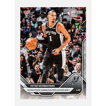 Limited PR! 2026 Topps NOW Victor Wembanyama #323 Spurs Historic Playoff Run