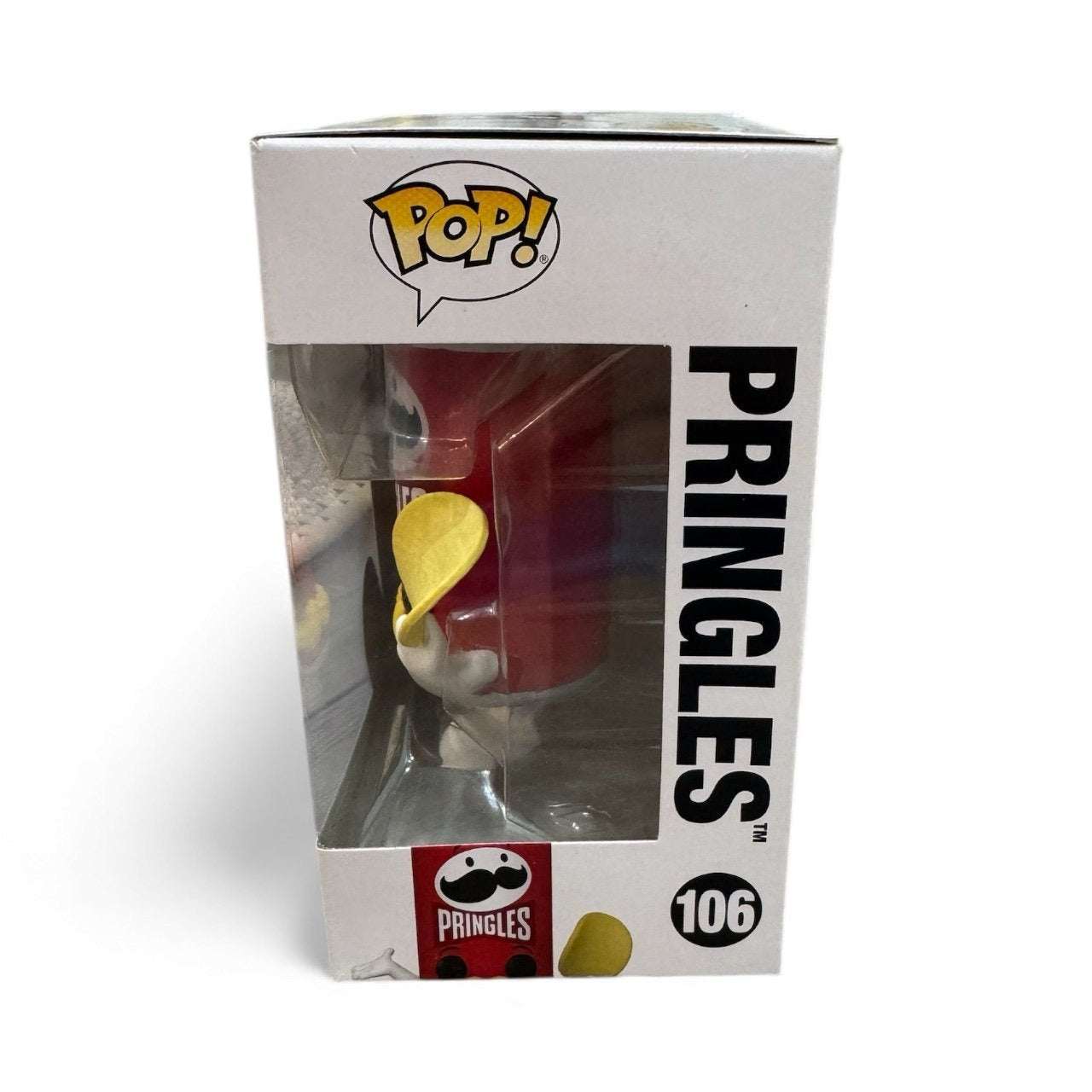 POP Ad Icons Pringles #106 vinyl figure in original sealed box with mascot design