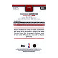 Kasparas Jakucionis 2025-26 Topps Basketball #220 Heat NBA Rookie Card - back