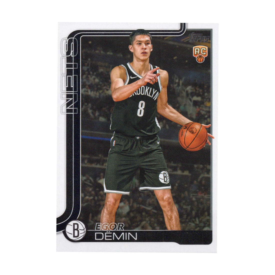 Egor Demin 2025-26 Topps Basketball #208 Brooklyn Nets NBA Rookie Card - front