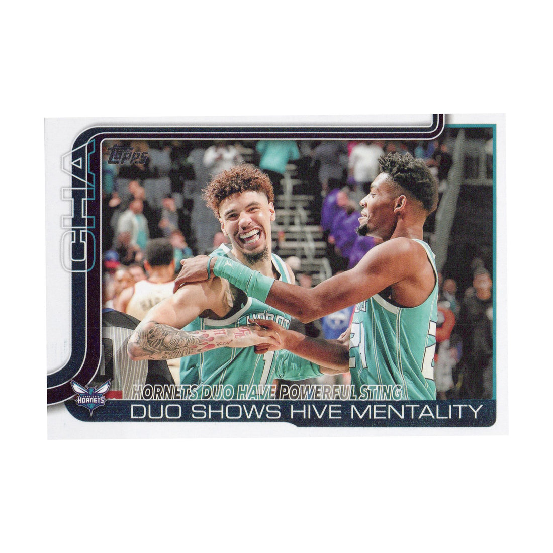 Charlotte Hornets Hive Mentality 2025-26 Topps Basketball #283 NBA Card - front