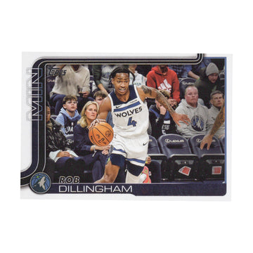 Rob Dillingham 2025-26 Topps Basketball #114 Minnesota Timberwolves NBA - front