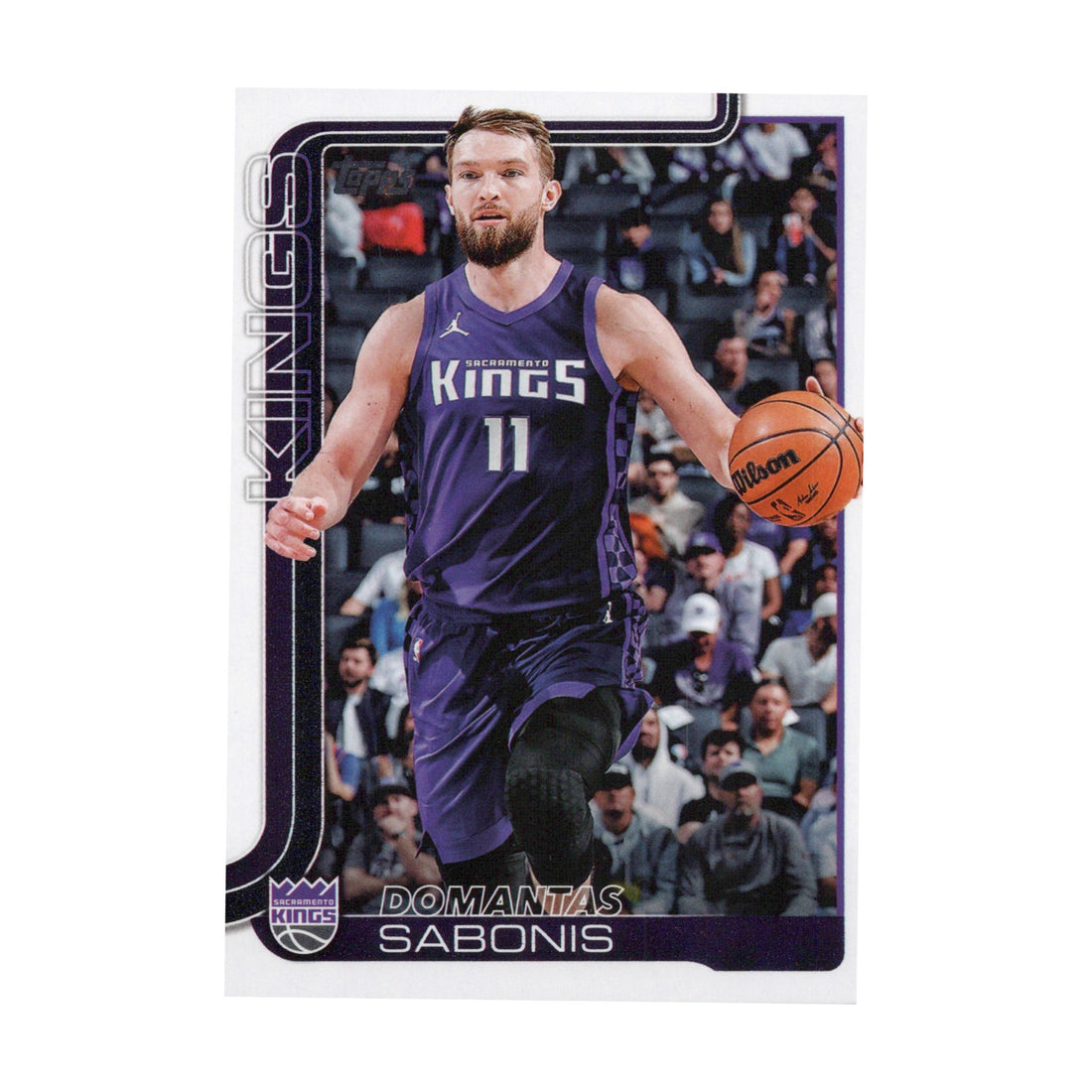 Domantas Sabonis 2025-26 Topps Basketball #167 Kings NBA Basketball Card - front