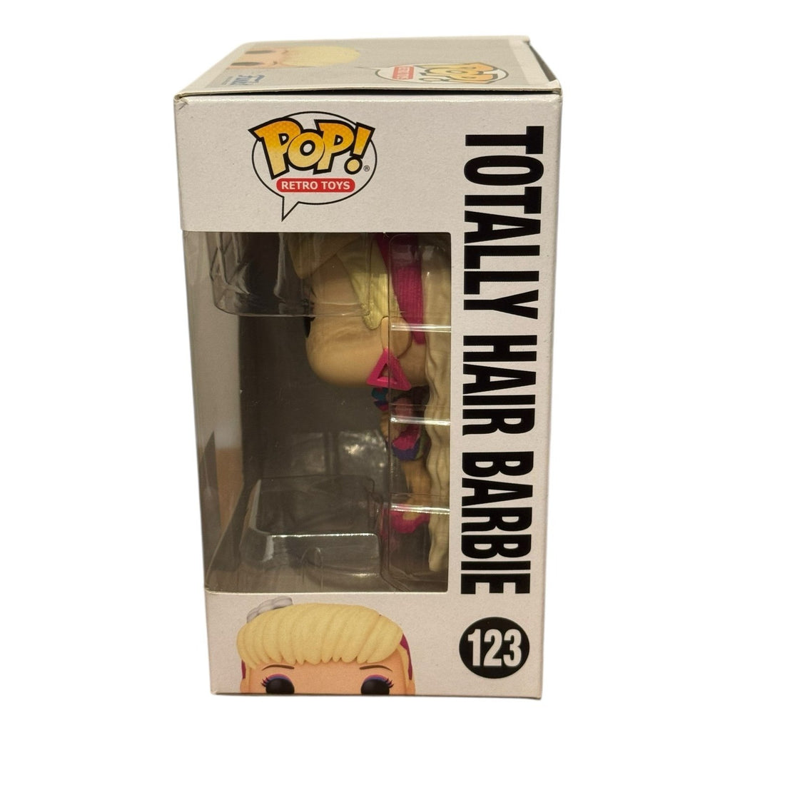 Funko Pop Retro Toys Totally Hair Barbie #123 Vinyl Figure Mattel