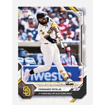 Fernando Tatis Jr 2 Card Bundle 2026 Topps NOW #314 + 2024 Padres #747 Low PR