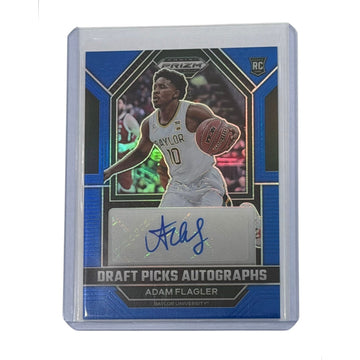 /125 Adam Flagler RC Auto 2023 Panini Prizm Draft Picks #DPA-AFG Baylor