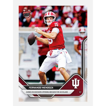 ONLY 5619 Printed Fernando Mendoza Indiana QB 2025-26 Bowman U NOW Card #64